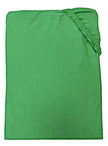 Posteľná plachta jersey zelená kiwi TiaHome - 90x200cm