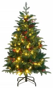 Umelý výklopný vianočný stromček 150 LED 150 cm