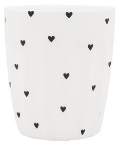 Porcelánový hrnček Mini Hearts 290 ml – dark blue
