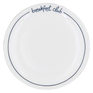 Porcelánový tanier Breakfast Club Ø 20,4 cm – dark blue