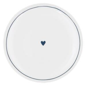 Porcelánový tanier Heart Ø 25,4 cm – dark blue