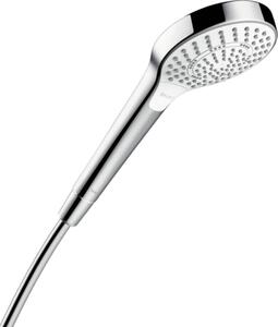 Hansgrohe Croma Select S, Ručná sprchová hlavica, Chróm, Biela, Múr