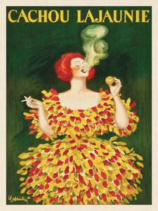 Umelecká tlač Cachou Lajaunie Smoking Lady (Vintage Cigarette Ad) - Leonetto Cappiello, (30 x 40 cm)