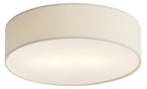 Moderné stropné svietidlo biele so zamatovým tienidlom 38 cm 2-Lights - Luz