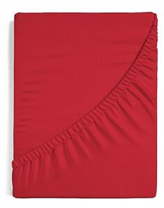 Matějovský Prestieradlo Matejovský červené Jersey 160x200 cm