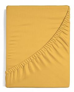 Matějovský Prestieradlo Matejovský vanilkovo žltá Jersey s elastanom 200x200 cm