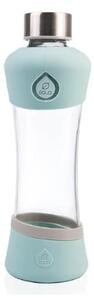 Equa Sklenená fľaša ACTIVE Mint, Borosilikátové sklo + silikón 550 ml