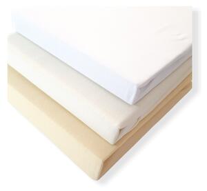 AMIDO EXQUISIT Jersey multistretch plachta biela Jersey s elastanom 160-180x200 cm