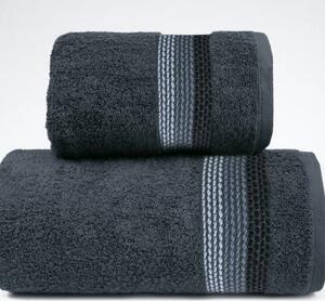 GRENO OMBRE popolavý, bavlnené uteráky a osušky antracit Bavlna 50x90 cm