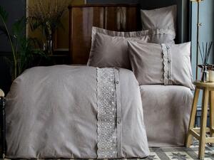 ISSIMO Obliečky Home SALOME , výšivka 200x220 cm Organická bavlna 4x50x70,1x200x220 cm+plachta