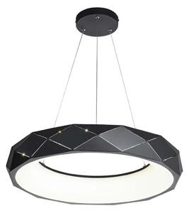 LED luster na lanku REUS LED/36W/230V 4000K pr. 61 cm čierna