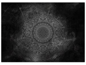 Sklenený obraz - Mystická mandala (70x50 cm)