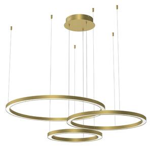 Milagro LED Luster na lanku GALAXIA LED/85W/230V zlatá MI2079 + záruka 3 roky zadarmo
