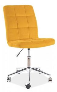 Otočná stolička SKARLET - žltá