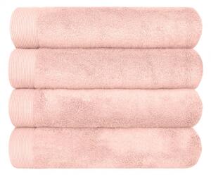 SCAN QUILT MODAL SOFT sv. ružová - uteráky, osušky svetlo ružová Bavlna/modal 50x100 cm