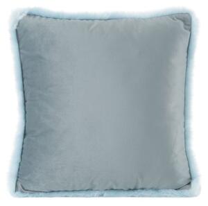 Eurofirany Dekoračná obliečka na vankúš ANEL - modrá Polyester 45x45 cm