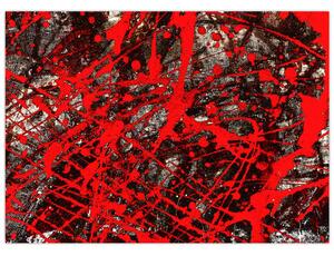 Sklenený obraz - Expresívne abstrakcie (70x50 cm)