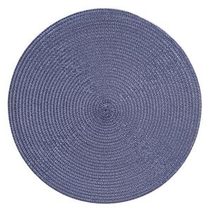 Dovoz EU Prestieranie tkané, kruhové - modré 22 modrá Polyester 35cm kruh
