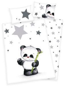 Herding Posteľné obliečky do postieľky Malá Panda Bavlna 1x40x60,1x100x135 cm