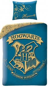 Carbotex Posteľné návliečky Harry Potter HP-8089BL Bavlna 1x70x90,1x140x200 cm