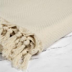 Denizli Concept Jemný tkaný prehoz na pohovku aj posteľ TRENDY KOLTUK natura 170x230 cm