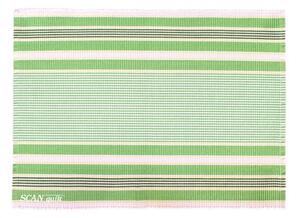 SCAN QUILT Prestieranie RIB zelené 501/2 Bavlna 32x48 cm prestieranie
