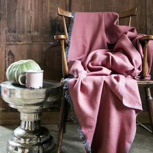 Denizli Concept Jemný tkaný prehoz na pohovku aj posteľ ELITE gran.jablko ružová 170x240 cm