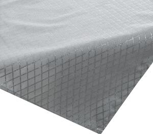 Eurofirany Luxusný obrus ARANA sivý sivá Polyester 85x85 cm