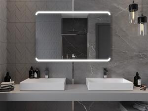 Mexen Nida, LED kúpeľňové zrkadlo s podsvietením 120x80 cm, 6000K, ochrana proti zahmlievaniu, 9806-120-080-611-00