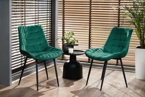 Dekorstudio Jedálenská stolička MISTY - tmavo zelená
