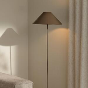 Globen Lighting stojacia lampa Cannes, hnedá, kov, 140 cm, Hnedá / hrdzavá, Obývacia izba / jedáleň, kov, Škandinávsky, Stojaca lampa