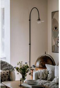 Globen Lighting nástenné svetlo COBBLER, číre, výška 150 cm, Jasné / priehľadné, Obývacia izba / jedáleň, Sklo, Vintage, Nástenné svietidlo