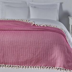 Denizli Concept Jemný tkaný prehoz na pohovku aj posteľ SIRTI fuchsiový fuksia 200x240 cm