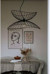 Globen Lighting závesné svietidlo RAY, čierne, Ø 70 cm, Čierna, Obývacia izba / jedáleň, kov, Moderný, Závesné svietidlo