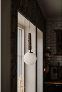 Globen Lighting závesné svietidlo Torrano, hnědá, Ø 15 cm, Hnedá / hrdzavá, Obývacia izba / jedáleň, Kameň, Dizajn, Závesné svietidlo