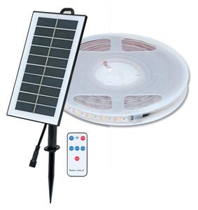 Solárny LED pás s diaľkovým ovládaním 5m (DX-SOLAR-3000/5M)