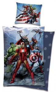 Carbotex Posteľné obliečky Avengers Bavlna 1x70x90,1x140x200 cm