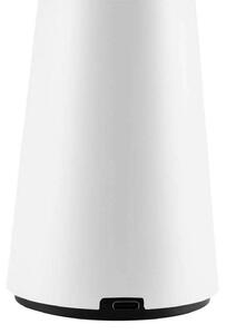 Globen Lighting Akumulátorová stolová lampa Cannes, biela, 26 cm IP44, Biela / opálová, Obývacia izba / jedáleň, Plast, Škandinávsky, Stojacie svietidlo