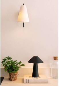 Globen Lighting Akumulátorová stolová lampa Cannes, čierna 26 cm IP44, Čierna, Obývacia izba / jedáleň, Plast, Škandinávsky, Stojacie svietidlo