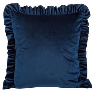 Dovoz EU Dekoračná obliečka VELVET - granátová modrá Polyester 45x45 cm