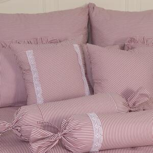 Zdeňka Podpěrová Posteľné obliečky jemný ružový prúžok Bavlna 2x70x90,1x200x240 cm