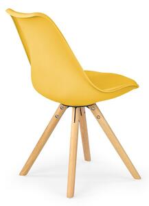 Halmar Jedálenská stolička K201, žltá