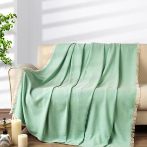 Denizli Concept Jemný tkaný prehoz na pohovku aj posteľ SANDY zelený zelená 210x230 cm