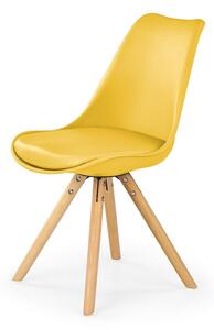 Halmar Jedálenská stolička K201, žltá