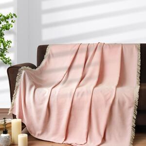 Denizli Concept Jemný tkaný prehoz na pohovku aj posteľ SANDY pudrový pudrová 210x230 cm