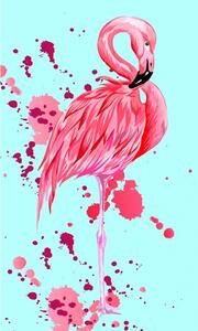 Carbotex Detský uteráčik Flamingo Bavlna 30x50 cm