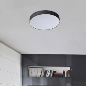 LED stropné svietidlo Monza R 40 3000K čierne