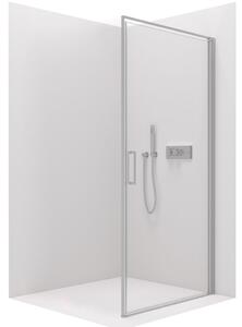 Cerano Porte, 1-krídlové sprchové dvere 80x195 cm, 8mm číre sklo, chrómový profil, CER-CER-413462