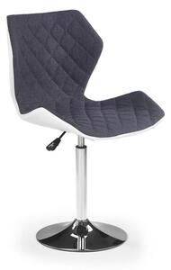 Halmar Barová stolička Matrix 2, biela/šedá