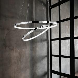 LED luster Aria 85W 60 chrome stmievateľné
